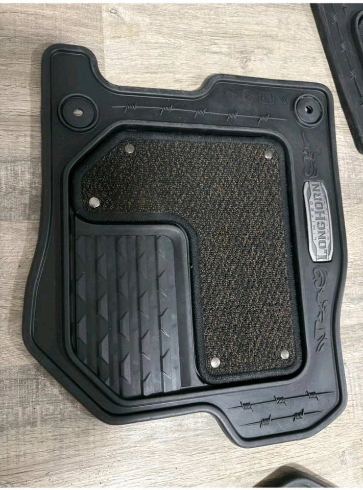 ✅ 19-25 RAM 1500 5th LONG HORN LIMITED CREW CAB OEM RUBBER CARPET FLOOR MAT SET - Image 2 of 4