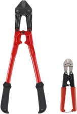 2Pcs Bolt Cutter Set, 18-Inch Heavy Duty Bolt Cutter, 8-Inch Mini Bolt Cutter, C