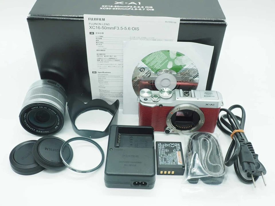 Cámara digital Fujifilm Fuji X-A1 16,3 MP 16-50 lente roja con caja [Exc+] #Z5550A - Imagen 2 de 4