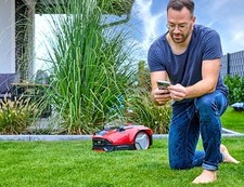 Einhell Mähroboter Freelexo 600 Cam Plus Rasenmäher mit Kamera 10 Jahre Garantie