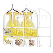 Garment Bags for Dance Costumes, 40" Dance Costume Garment Bag with 5 Zipper ...