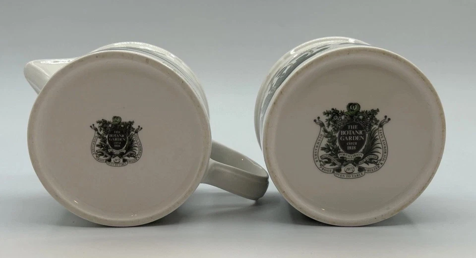 Juego de crema de tambor y azucarero ABIERTO Portmeirion Botanic Garden de colección Foto 3 de 3