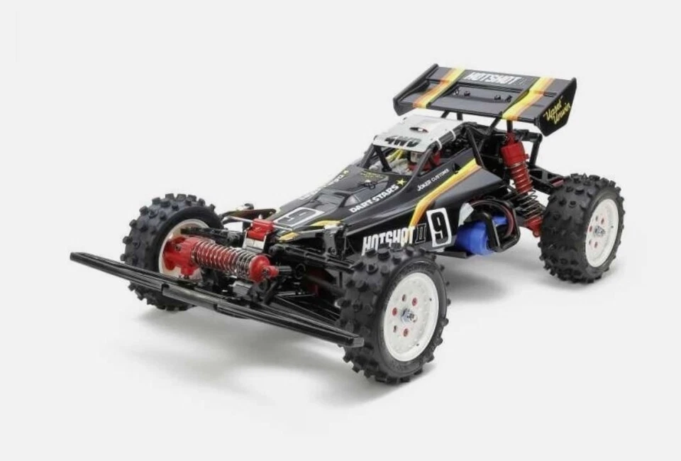 Tamiya Hotshot II 2024 4WD Buggy 1:10 kit di montaggio, carrozzeria verniciata # - Immagine 3 di 3