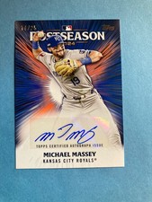 2025 Topps Post Season Michael Massey PPA-MA Autograph Orange Parallel 14/25