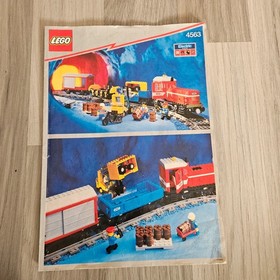 Lego 4563 Load N' Haul Railroad Train 9V (1992) 100% Complete Notice Box