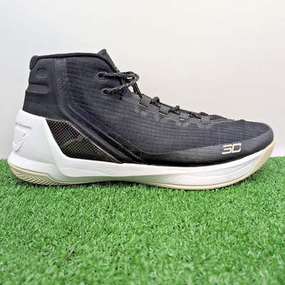 Under Armour Curry 3 Shoes Mens Size 13 Black White SC Basketball 1269279-006 Under Armour Curry 3  main image 3