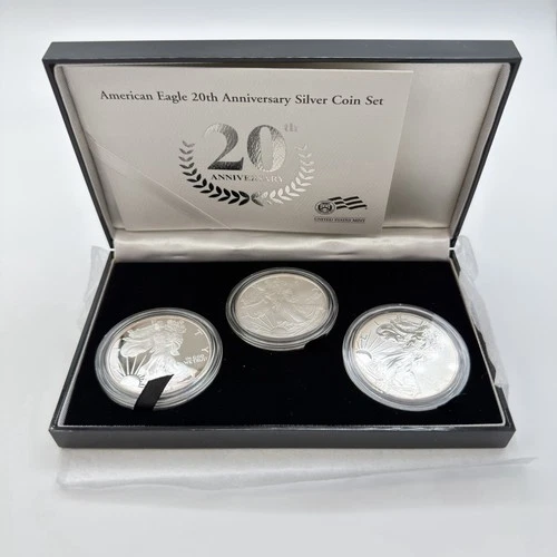 2006-W & P $1 American Silver Eagle 20th Anniversary ASE PROOF WEST POINT w/OGP!