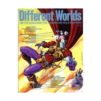 Chaosium Different World  #28 ''Dragon Character Class for D&D, DragonQue Mag EX