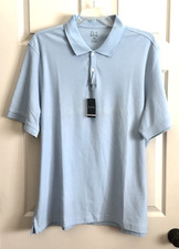 NWT Jos. A. Bank Men's 3XLT Light Blue Short Sleeve Polo Shirt Tailored Fit