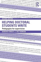Helping Doctoral Students Write Pedagogies For Supervision Kamler (U. A.) Buch