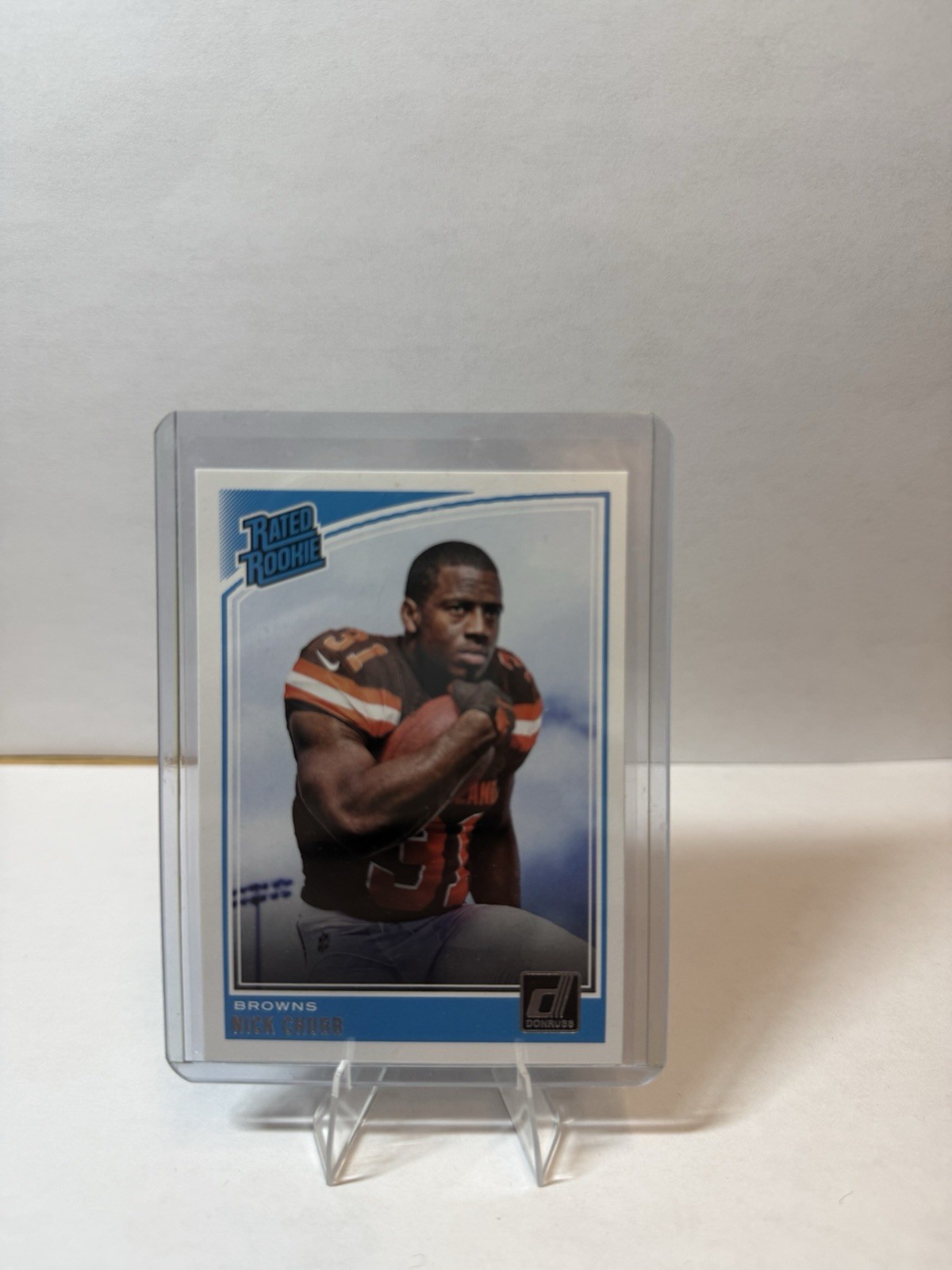 2018 Panini Donruss - Rated Rookie Nick Chubb #308 (RC)