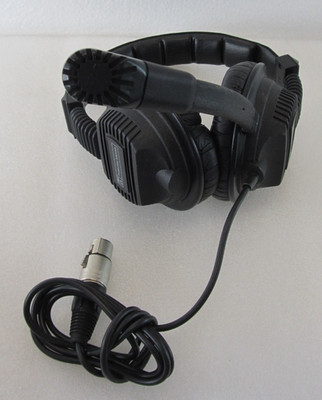 PI Production Intercom DMH220 4 Pin Female XLR Input Mic Audio Headset