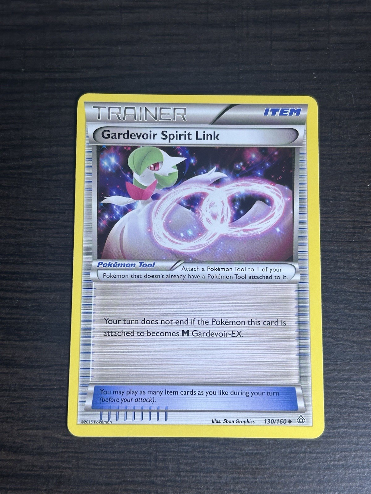 Pokémon TCG Gardevoir Spirit Link #130/160 XY - Primal Clash NM