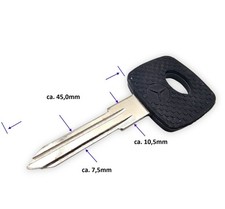 Schlüsselrohling Autoschlüssel Ersatzschlüssel u.a. für Mercedes Modelle 200-450