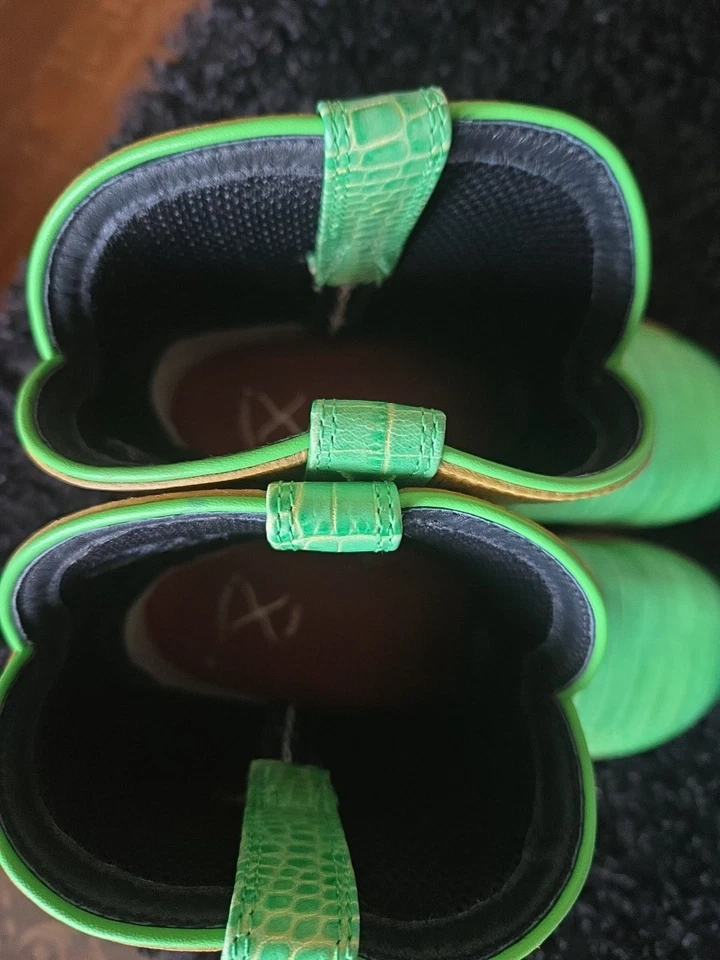 Twisted X Women's WBB0012 Western Boots - Round Toe Green/Tan 9.5M - Image 4 of 4