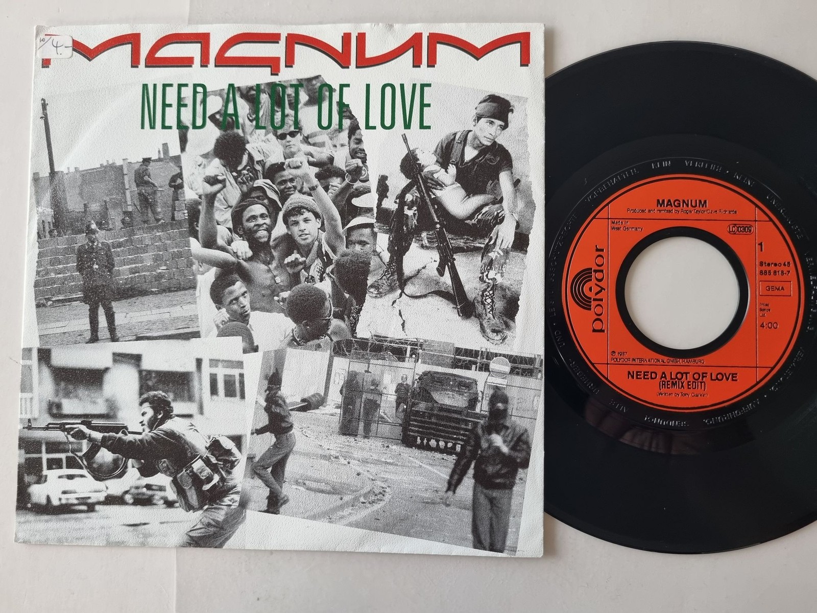 Magnum - Need A Lot Of Love 7'' Vinyl Germany
