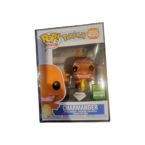 Funko Charmander Diamond Pop Pokémon 2021 Spring Convention Exclusive #455