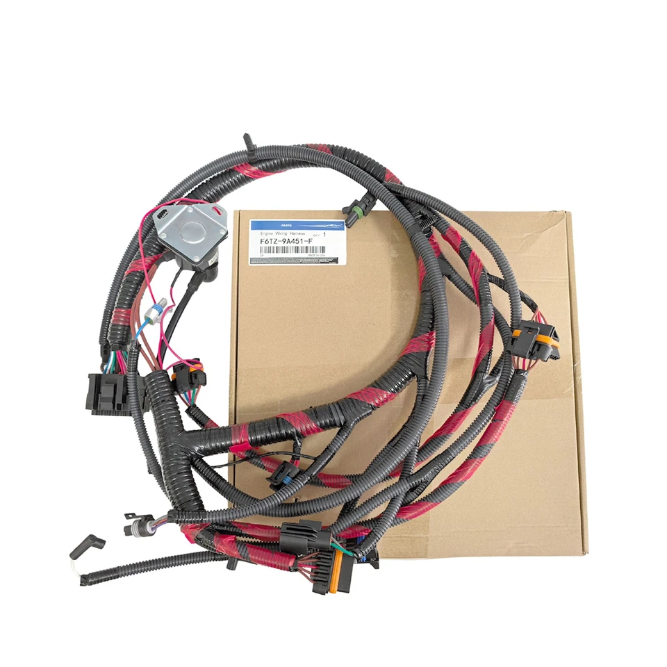 F6TZ9A451F Engine Wiring Harness F6TZ-9A451-F for Ford F-150 F250 F350 4.9L 300 Foto 4 de 4