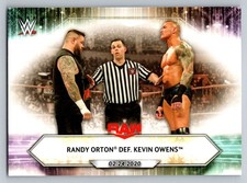 2021 Topps WWE #23 Randy Orton def. Kevin Owens