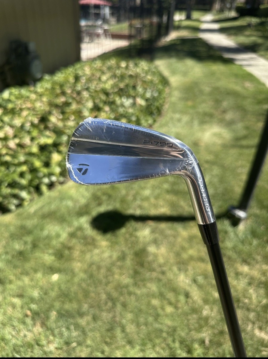 Taylormade 2024 Chrome P790 Irons 4 PW Dynamic Gold S300 Black