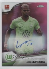 Lukas Nmecha Chrome Bundesliga 2022/23 Magenta Refractor /150 Auto