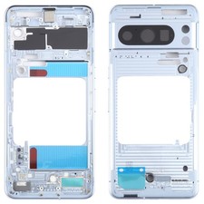 For Google Pixel 8 Pro, Original Front Case, LCD Frame, Blue Plate