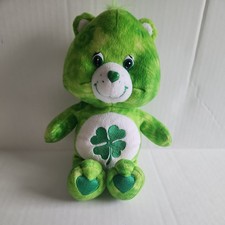 Care Bears Good Luck Bear 10" 4 Leaf Clover Shamrock