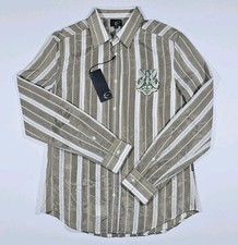 NEW Roberto Just Cavalli Men's Size 48 Button Up Shirt - Long Sleeve  Camicia 