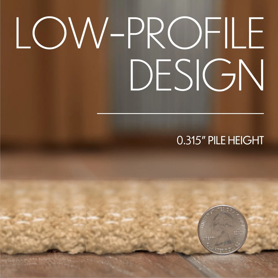 Акцент ковер мешковина натуральный фермерский дом 27 x 48 хлопок хинди/тряпка напольный коврик VHC брендов - Изображение 4 из 4