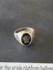 Antique 925 Sterling Silver 2002 AHC High School College Signet Ring Size 5.5 8g