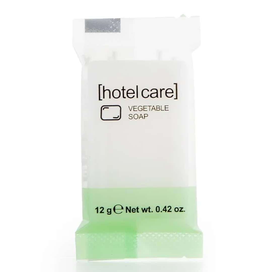 Vegetable Soap Hotel Care GFL 12g Flow Pack Waterproof Hotel B&B 150pcs