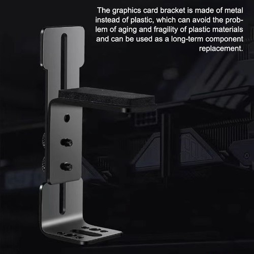 Computer Graphics Card Holder Chassis Fan Fixed Metal Bracket 6-96mm GPU Holders - Afbeelding 5 van 14