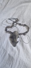 Graue Schädelkette (Hexe, Pagan, Viking, WGT...