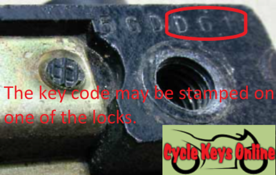 Motorcycle Key Code Honda Motorcycle Replacement Keys - Cut To Your Key Code - New Ignition ...