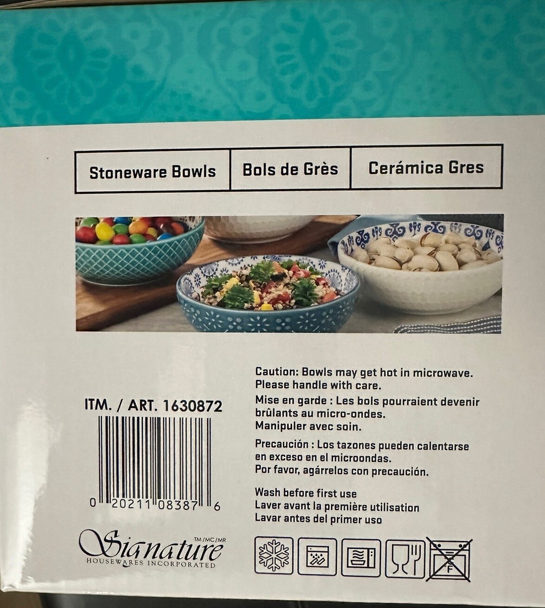 Signature 10 BOWLS BOLS TAZONES 14.5 oz / 429 mL ITM. / ART