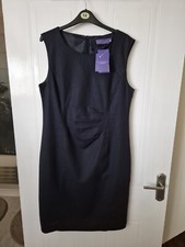 Womens Navy Lined Shift Dress,Autonomy, Size 14,Bust 38", New with tags