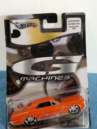 HOT WHEELS C3 MACHINES 2006 Pontiac '67 GTO Beautiful Orange Paint Highly Detail - Picture 1 of 13