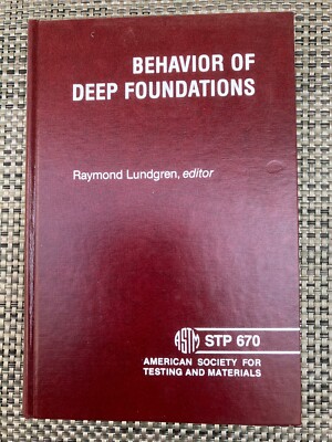 Verhalten tiefer Fundamente von Raymond Lundgren