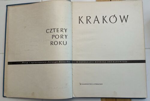 Krakow Cracow Krakau Book Polish 1962 & 65 Hardcover History Arts Four Seasons - Picture 4 of 11