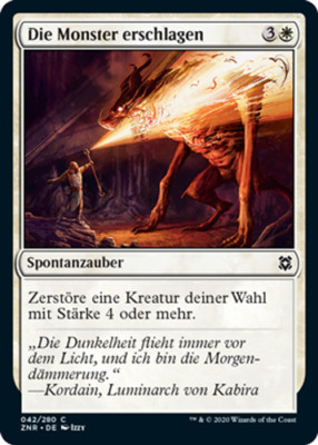  Magic the Gathering - Die Monster erschlagen - ZNR-DE042 MtG NM