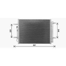 Air Con Condenser For Hyundai Ioniq AE 1.6 GDI Plug-in Hybrid AVA AC 97606G2000