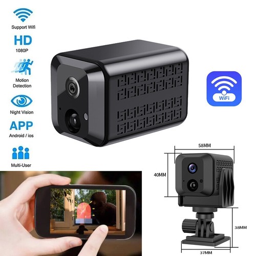 Mini Micro HD WIFI Video Camera with Audio Recorder 1080P Security Night Vision - Picture 17 of 18