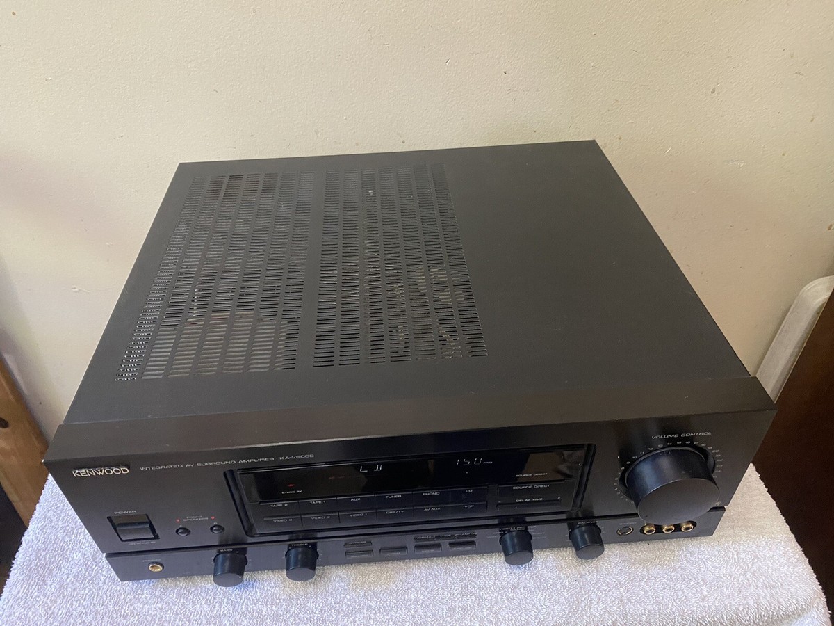 Kenwood KA-V6000 Amplifier Made In Japan No Remote Control Kenwood KA-V6000 Amplifier Made In Japan No Remote Control