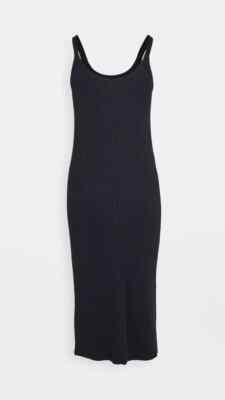 black ribbed cami dress Cancellato Uniform