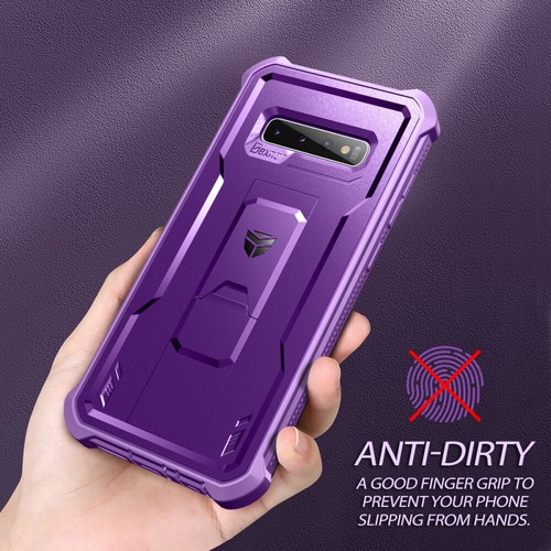 Dexnor Full Body Shockproof Case for Samsung Galaxy S10 Plus Built-in Kickstand - Picture 21 of 64