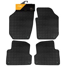 Fits Skoda Fabia 2007-2014 Tailored 3MM Rubber Heavy Duty Car Floor Mats