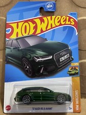 2023 Hot Wheels Green '17 Audi RS 6 Avant 187/250 HW Wagons 1/5