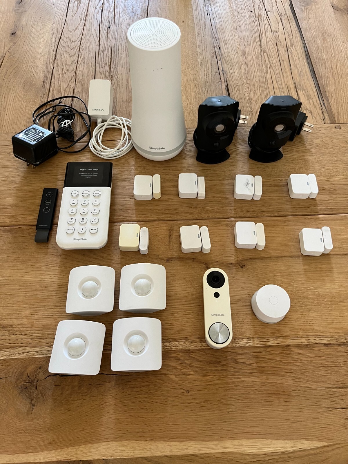 SimpliSafe Home Security Kit with HD Cameras White eBay