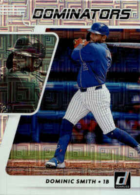 Dominic Smith 2021 Donruss Baseball Dominators Vector - New York Mets
