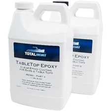 Table Top Epoxy Resin 1 Gallon Kit Crystal Clear Coating and Casting Resin NEW